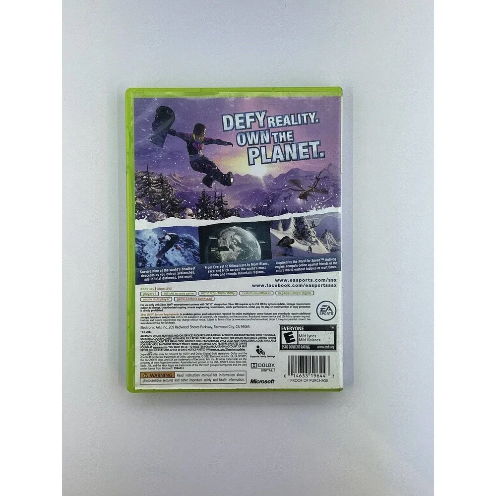 Microsoft XBOX 360 SSX Tested Fast Ship